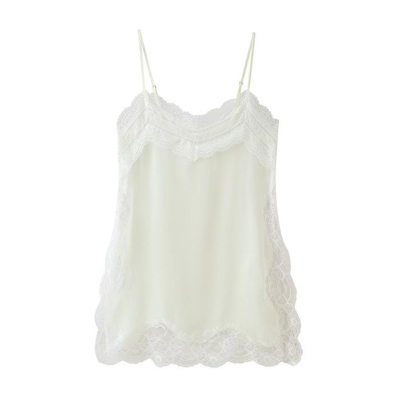 European & American Women's Lace Lingerie Style Casual Fashion Top