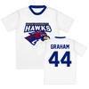 Grafisches Merch TV Off Campus Briar University T-Shirt Graham 44 22 DI LAURENTIS 66 Tucker46 Tee Kurzarm Rundhals Herren T-Shirts