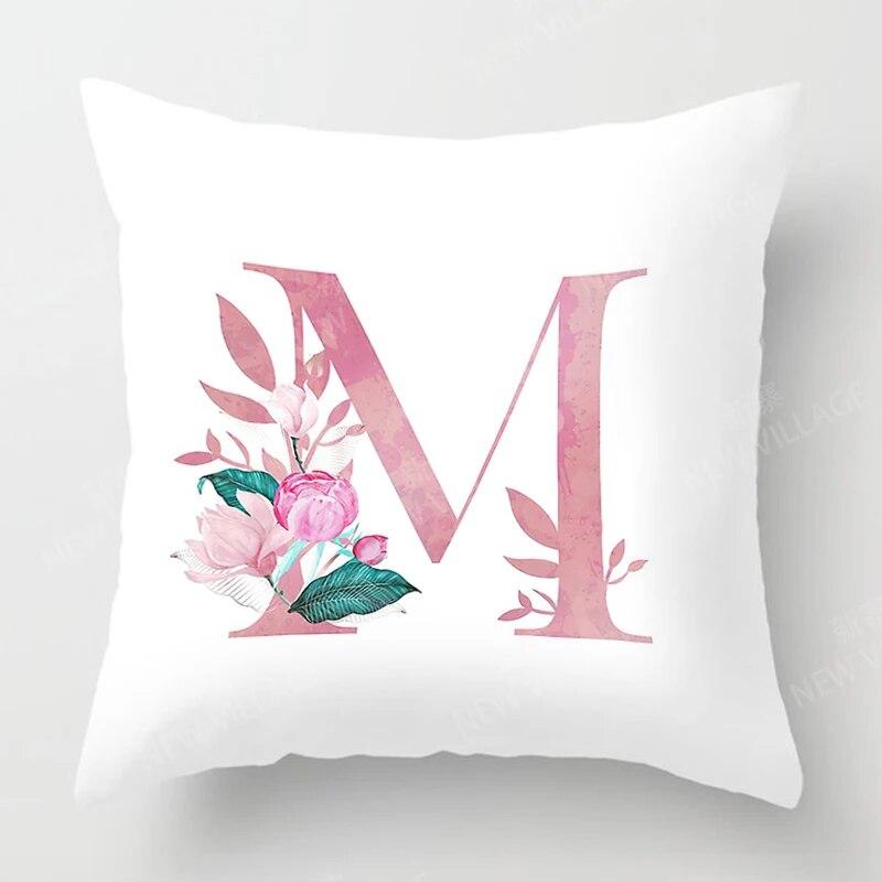 Bedroom Living Room Sofa Cushion Cover Letter Word Pattern Pillow    Home Decor Throw