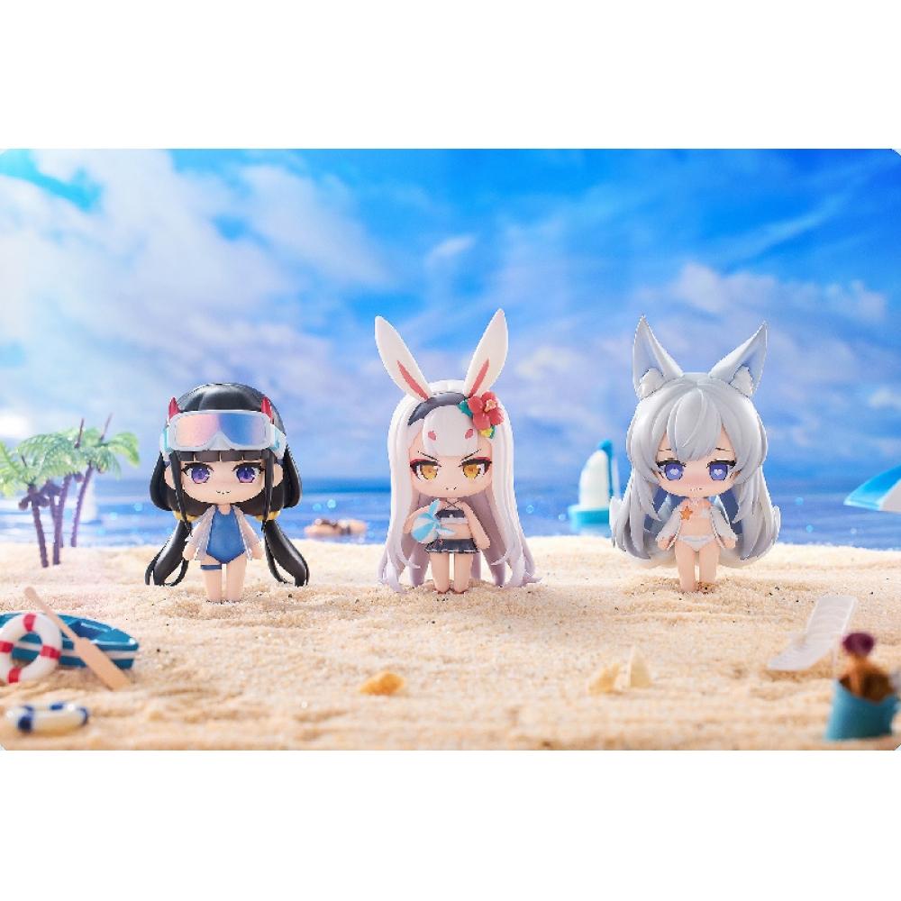 

Azur Lane Summer Swimsuit Complete Model Chibi Figure Set Of 3