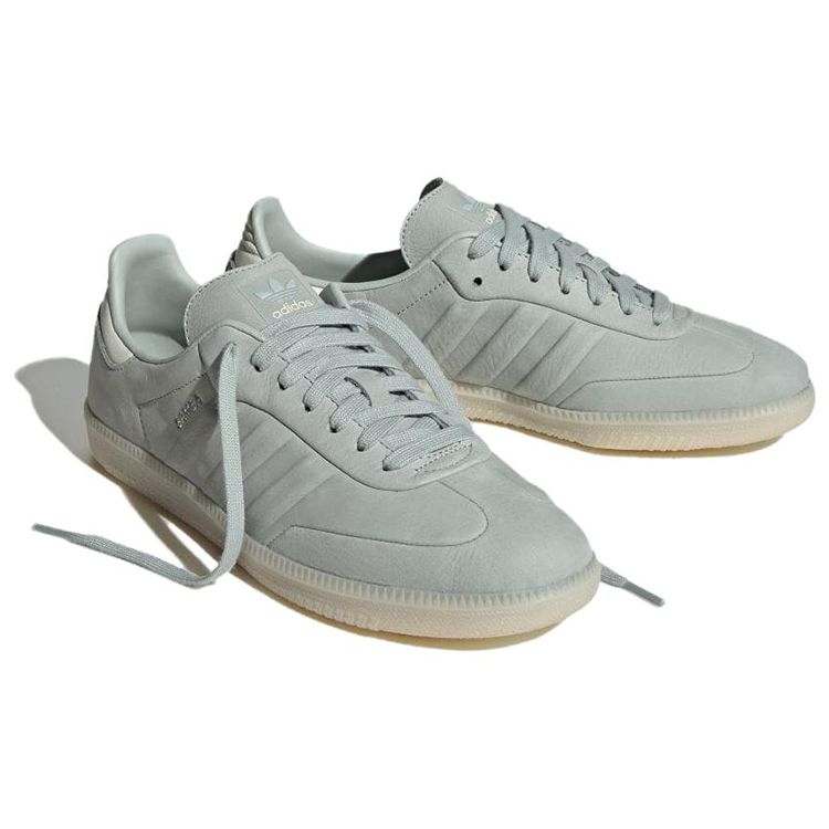 adidas Originals Samba 'Wonder Silver' Unisex Low-Top Leather Sneakers IE4957