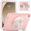 Hand Strap Case for Samsung Galaxy Tab A9 SM-X110 X115 X117 A9 Plus X210 X216 X218 360 Rotating Cover 3 Layer Protection Funda