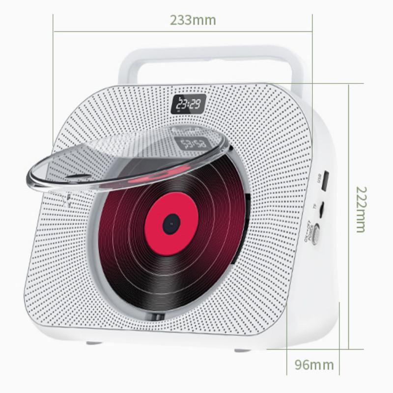 

Многофункциональный настольный Bluetooth CD-плеер, портативный интеллектуальный Bluetooth-динамик, портативный английский CD-ретранслятор 222*233*96 мм