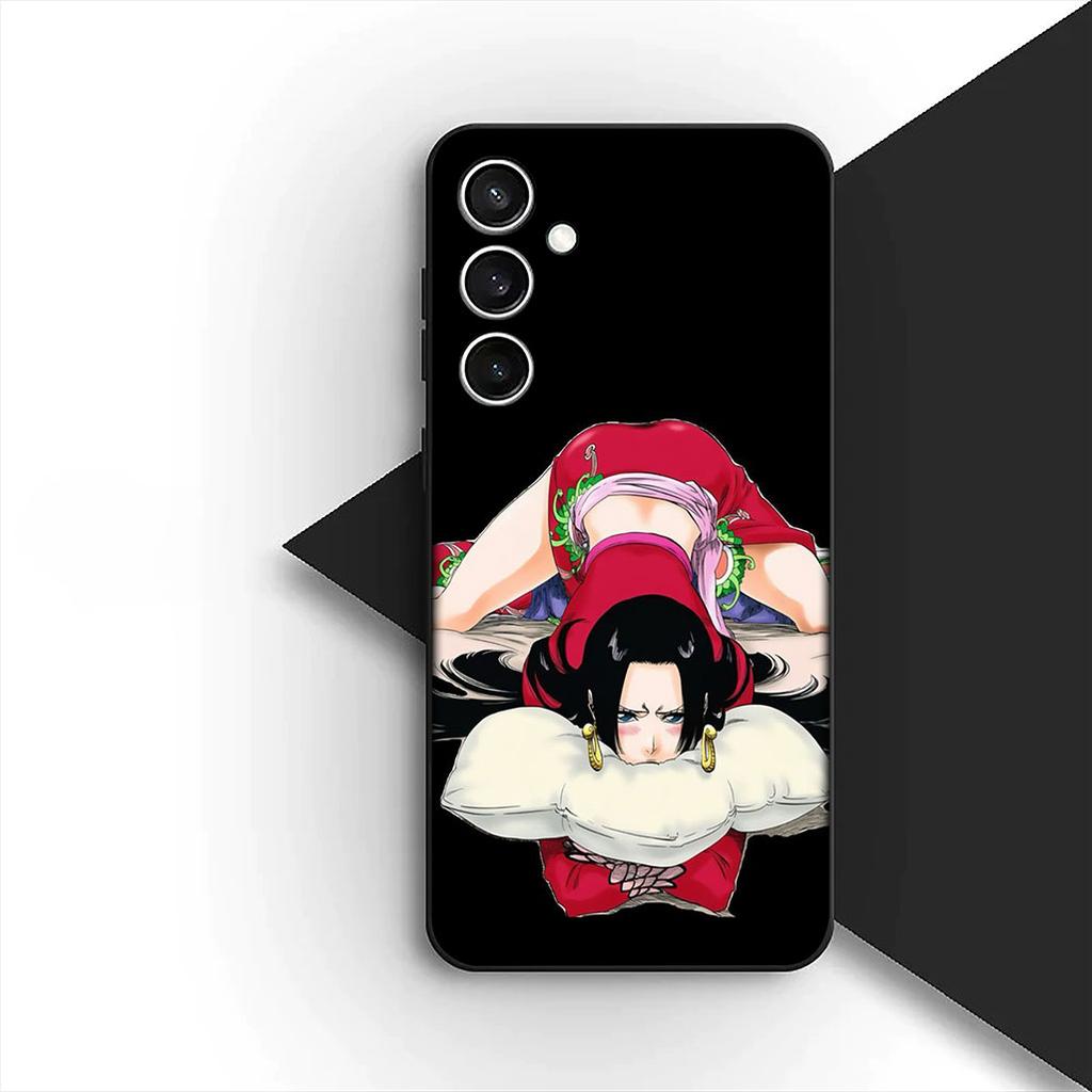Cover for Samsung Galaxy S10 S8 S9 Plus A33 A34 A31 70 A71 A72 Note 20 9 8 S10E Casing Phone Case One Luffy Pieces Boa Hancock