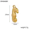 CARLIDANA Fashion Gold Plated Stainless Steel Sea Shell Cross Charms For Jewelry Making Necklace Pendant DIY Accessories