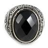 Designer Ring 'Thorgal' Black