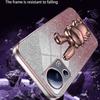 For Xiaomi 13 Lite/Civi 2 5G Case Glitter Rabbit Pull-out Kickstand Phone Cover