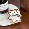 Cute Versatile Bear And Rabbit Acrylic Printed Cartoon Hair Clips For Girls
