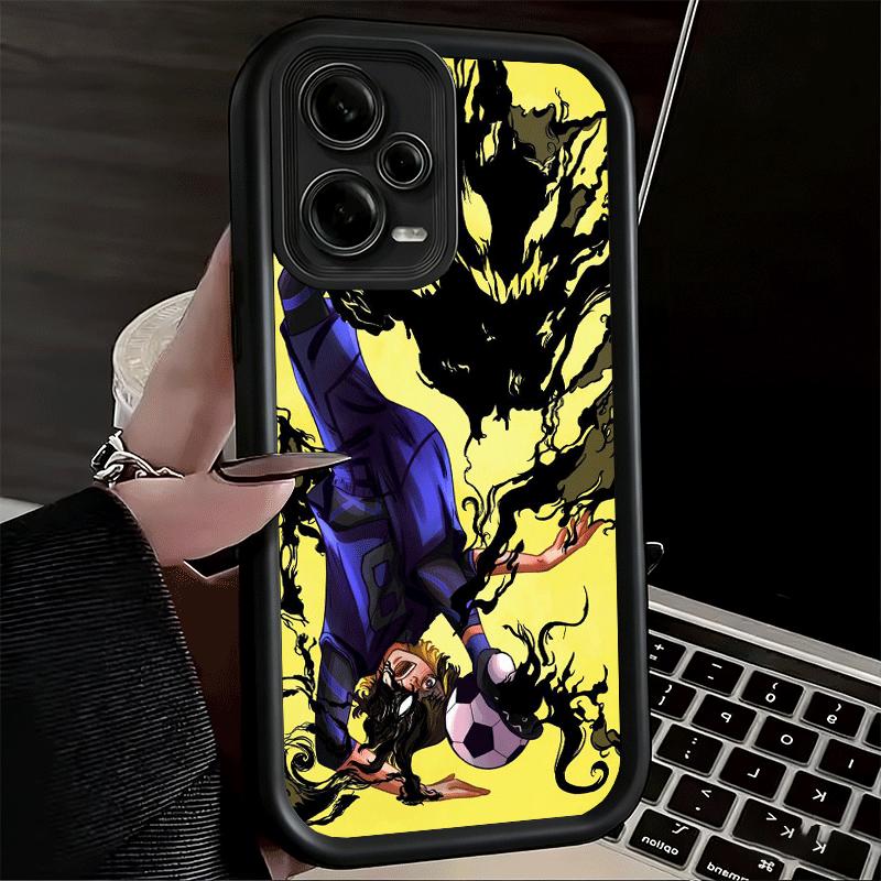 Phone Case for Xiaomi Redmi Note 15 14 13 Pro Plus Blue L-Lock Bachira Meguru Shell 12S 11 11S 11T 5G 14S Soft Silicone Funda