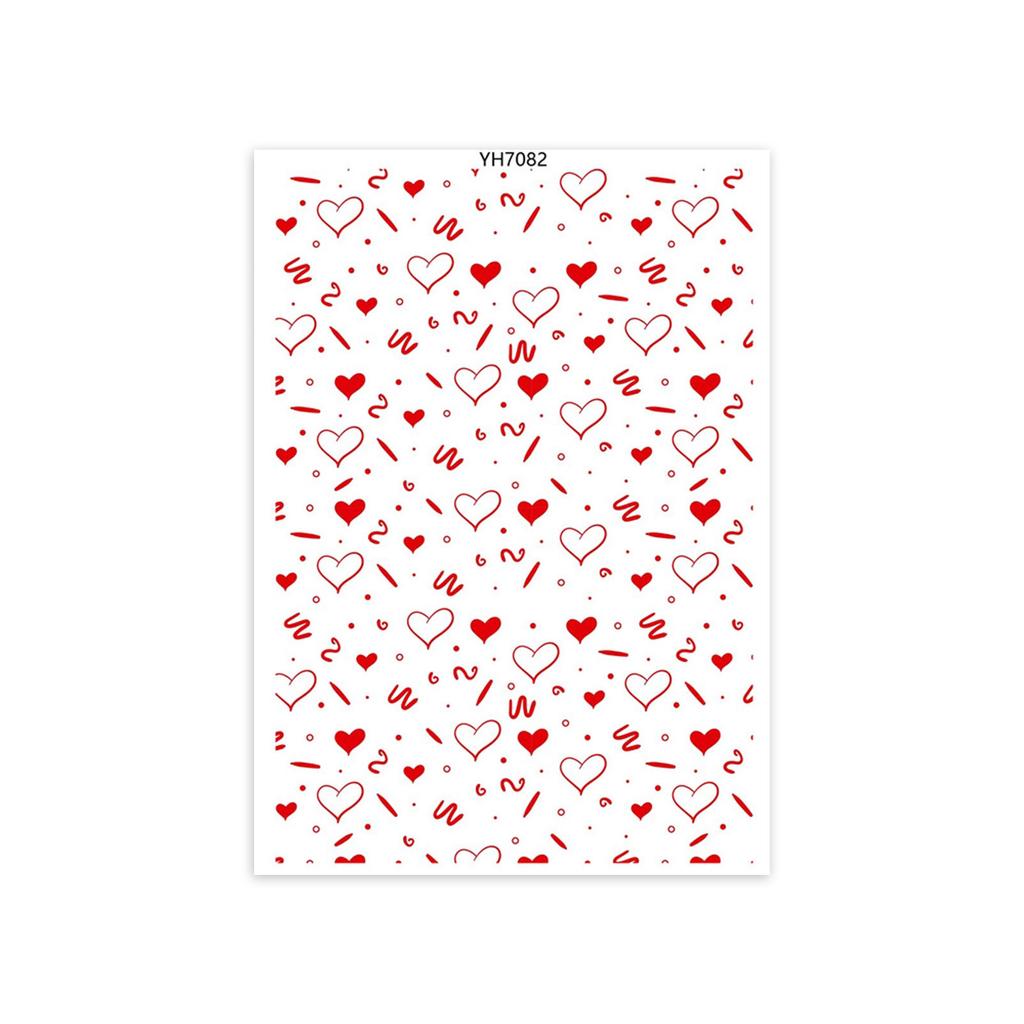 Hârtie de transfer pentru lut Inimă de dragoste de Valentine Hârtie de transfer pentru lut Hârtie de transfer solubilă în apă pentru realizarea de cercei din lut