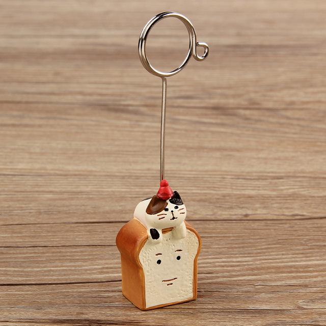 Cute and Creative Animal Resin Message Holder, Office Desk Decoration, Cute Ornaments, Message Holder, Photo Holder