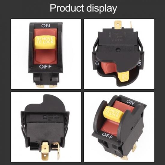 On-Off Toggle Switch Drill Press Switch Current 20-12A Detailed Tructions
