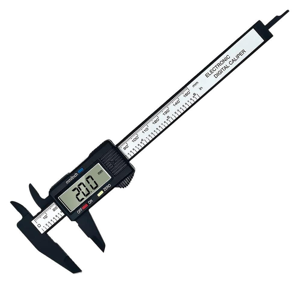 Digital Vernier Caliper 0-150 mm 6 Inch LCD Screen Measuring Tool Electronic Micrometer Ruler Vernier Calipers 0-150 mm чёрный