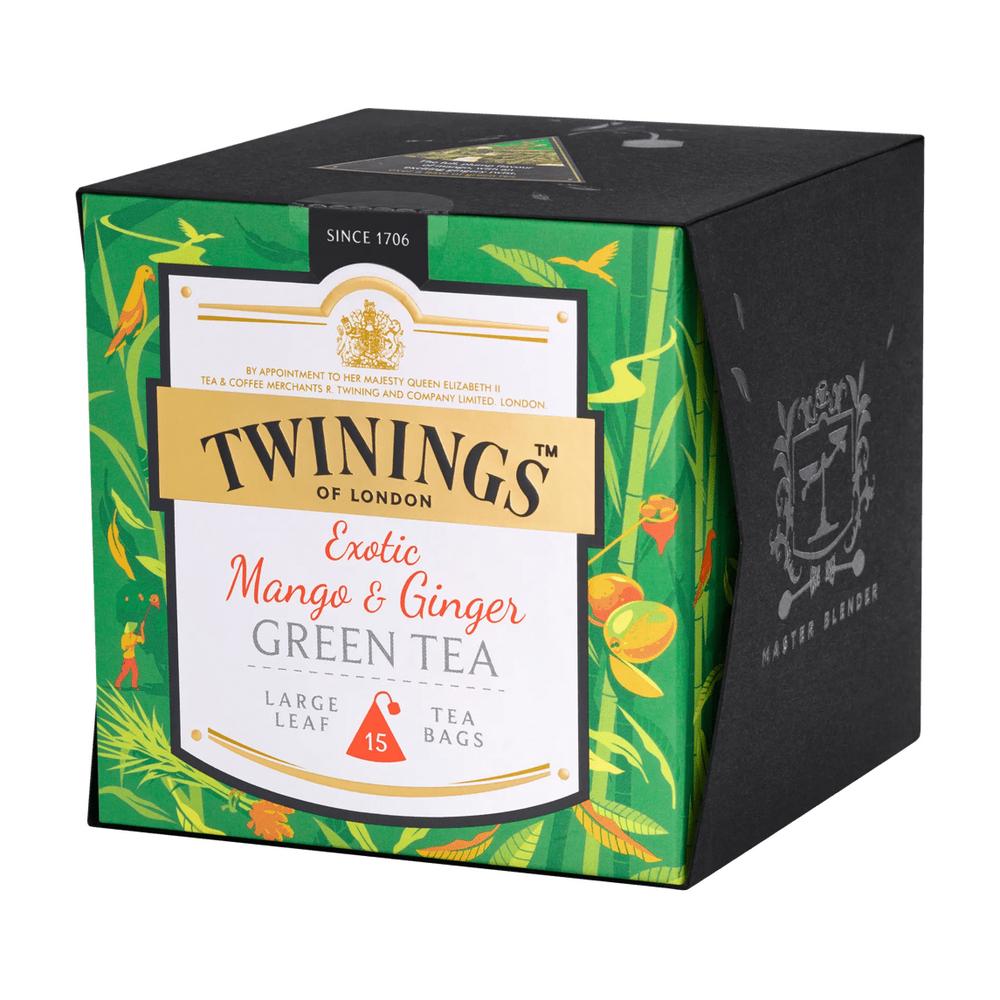 Twinings Exotic Mango & Ginger Green Tea 15 Tea Bags