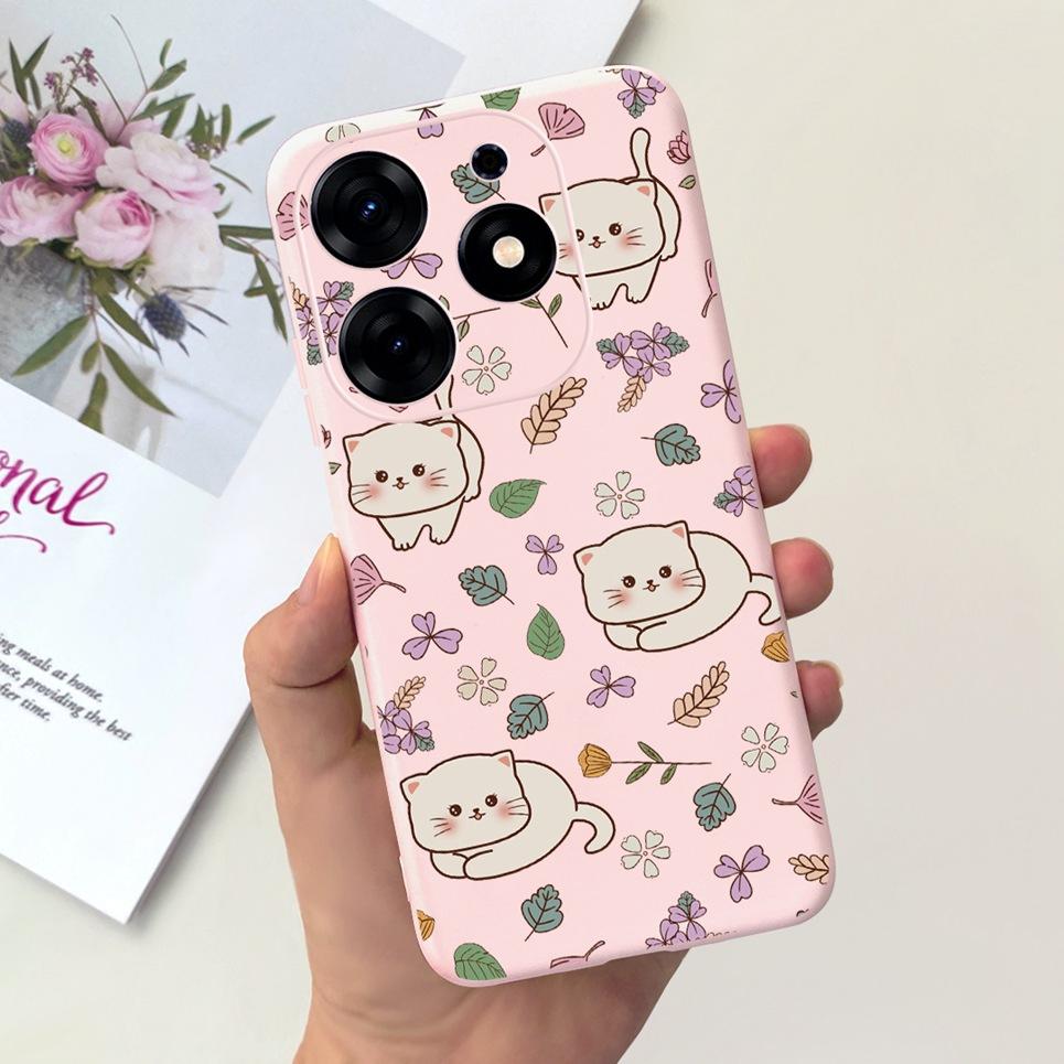 For Tecno Spark 10 Pro 10C Spark 9 Pro 9T Spark 8C Spark 7 Phone Case Black Sky Moon Night Stylish Bumper Shell Liquid Silicone