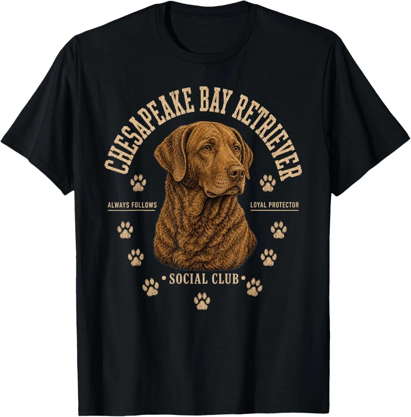 Chesapeake Bay Retriever Social Club Loyal Breed Protector T-Shirt XL