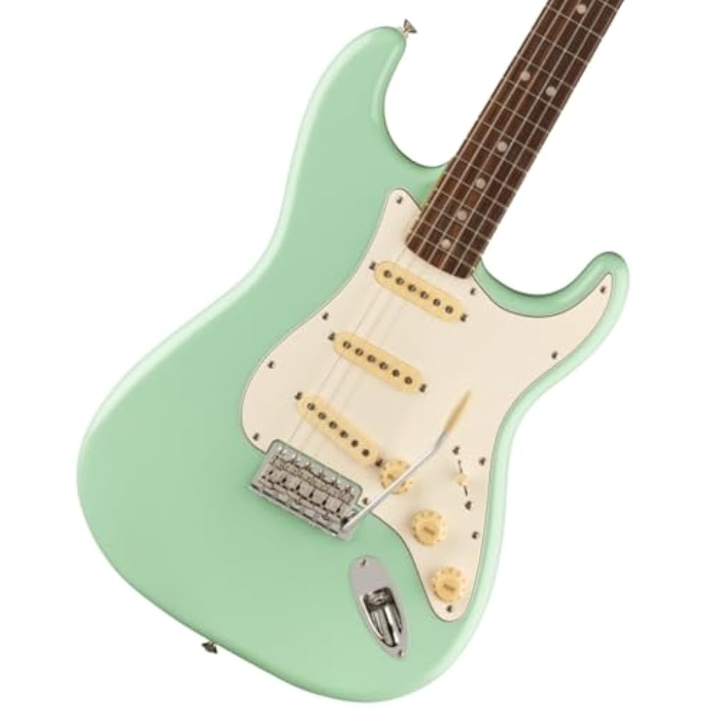 Fender Mexican Electric Guitar Vintera® II '70s Stratocaster®, Rosewood Fingerboard, Surf Green w...