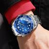 BINBOND Wave of Sea Luxury Durable Quartz Watch for Men Accurate Auto Date Luminous Waterproof Men's Watch Fashion Reloj+Box