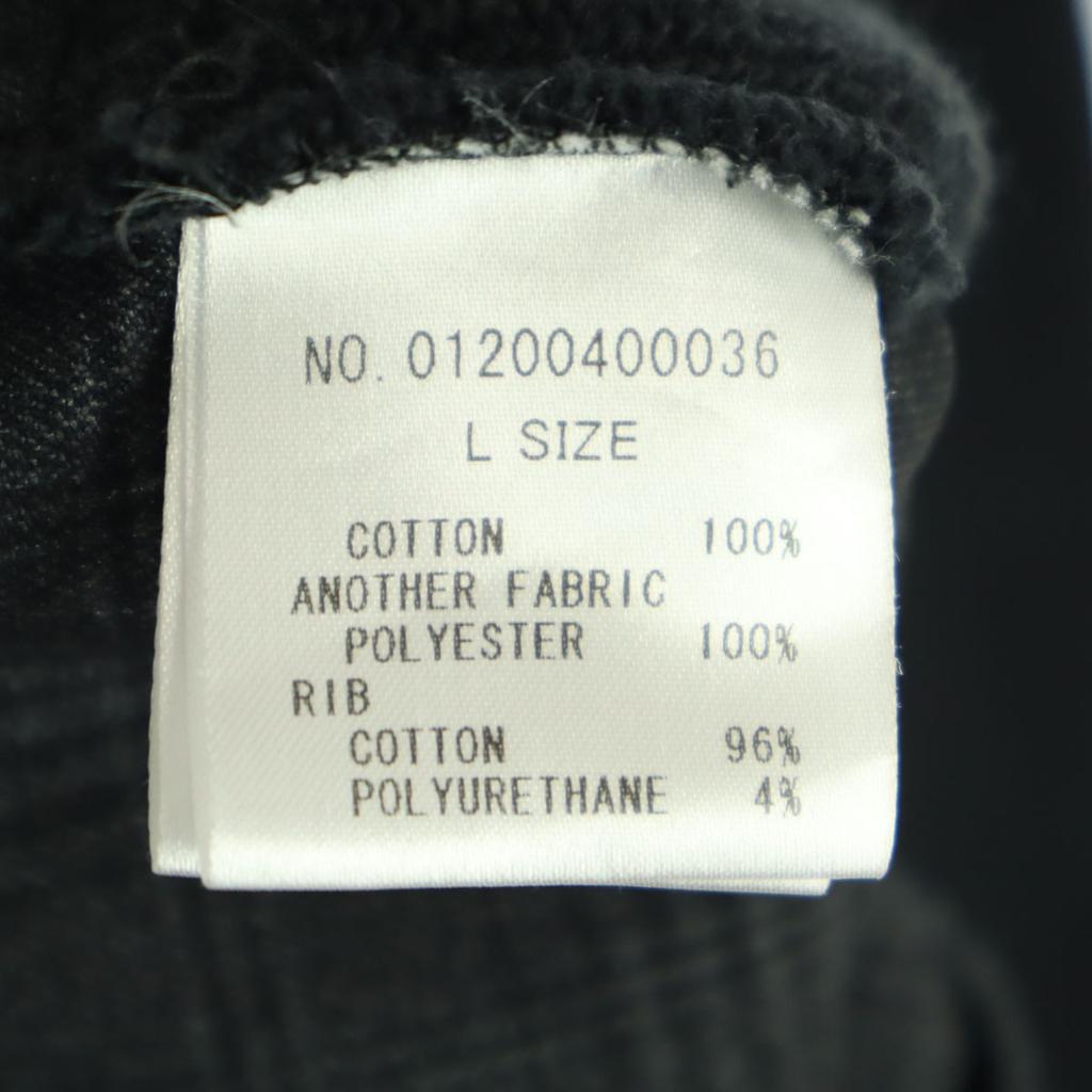 rehacer Made in Japan Cotton Long sleeve Sweatshirts L black Men's Used