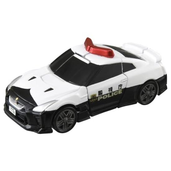 Takara Tomy Tomica Job Labor TJBDX Unite Police Braver Patrol Car White Motorcycle Combination Set Mini Toy Ages 3 Up.