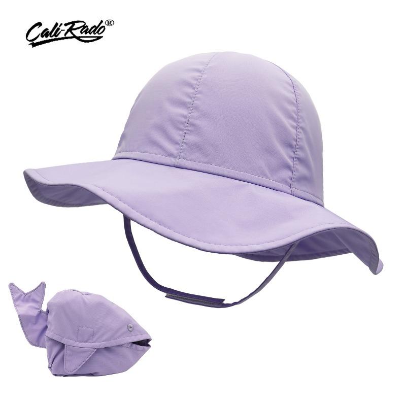 Spring and summer new sunscreen baby hat outdoor sunscreen baby bucket hat self-storage sunscreen hat
