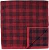 MUJI Fluffy Pile Bath Towel Red Set of 60 x 120 83431969 (Pattern) - Check, 4, cm, Soft,