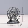 Wheel Statue Figurine Sculpture Collectable Modern Ornament Zine Alloy Home Decor Model For