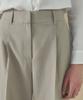 210EDIT Women'S Cool Silky Nen Pintuck Wide Slacks _Ze2Pt520_Sbe