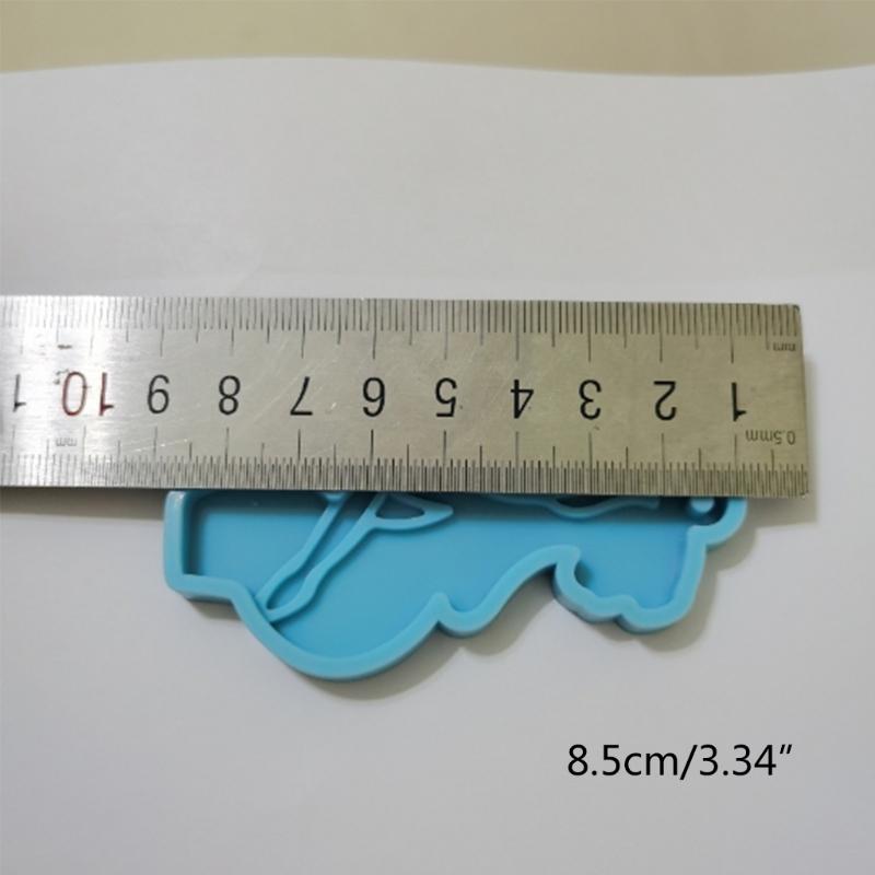 Handmade Thanksgiving Day Keychain Mold Shiny Pregnant Woman Keychain Resin Mold DIY Crafts Silicone Mould UV Epoxy Mold