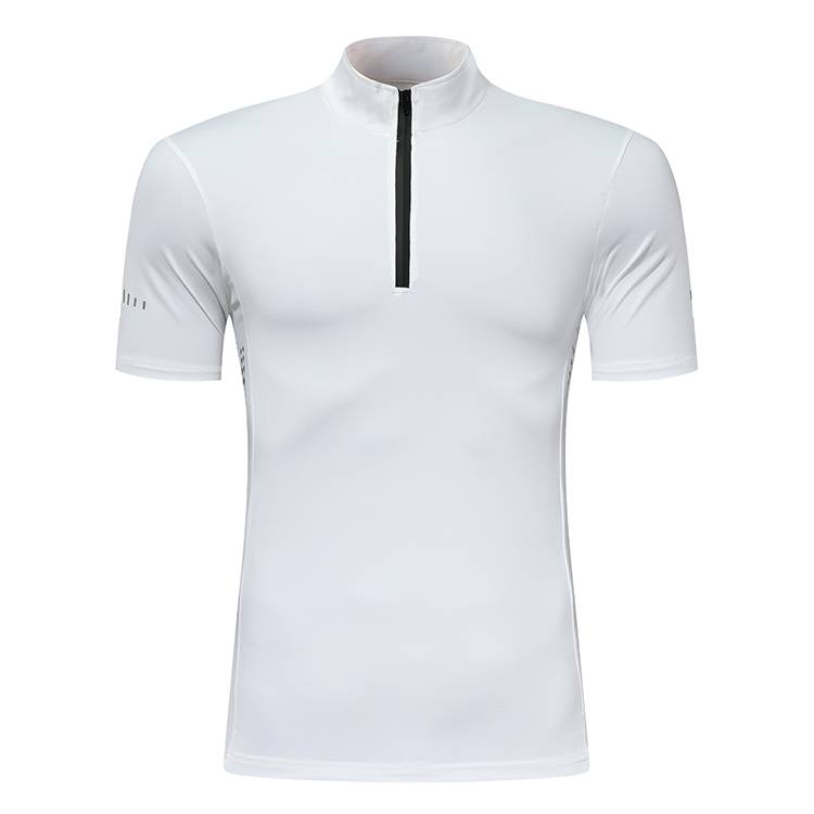 

SXBJT 976 Спортивный воротник-стойка для фитнеса с коротким рукавом 4XL