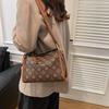 Premium Bag Women's New Light Luxury Commuter Bag Retro Printed Shoulder Bag Oblique Span Small Square Bag Pillow Bag