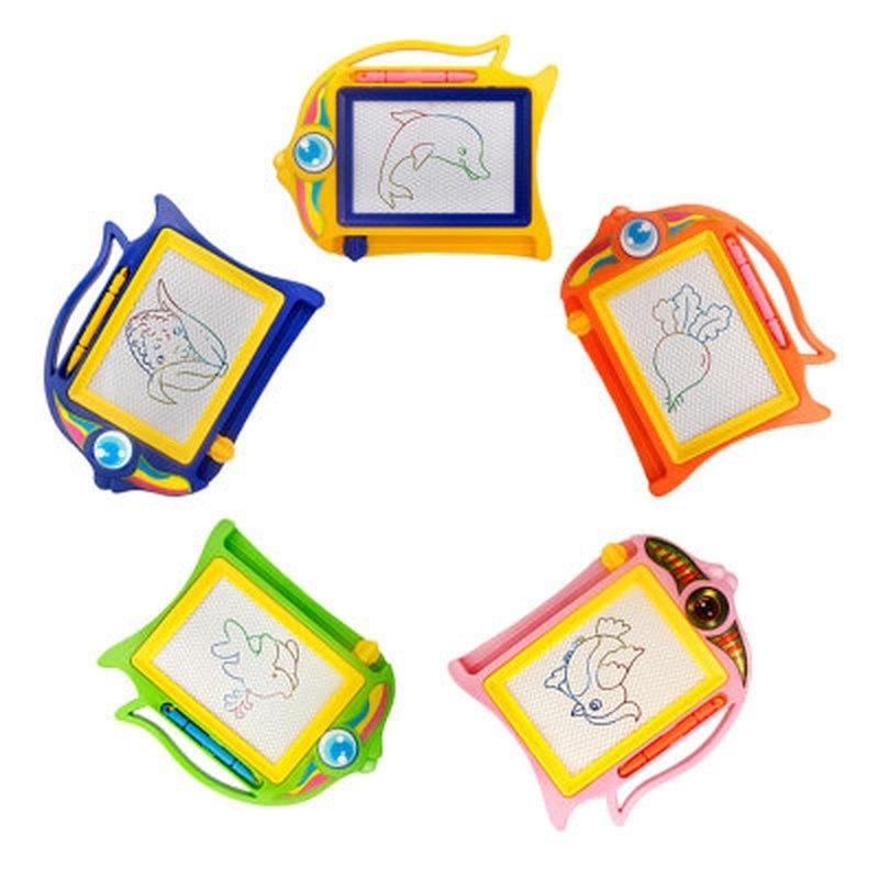1PCS NEW Children Writing Doodle Stencil Painting Magnetic Drawing Board Set Learning & Education Toy