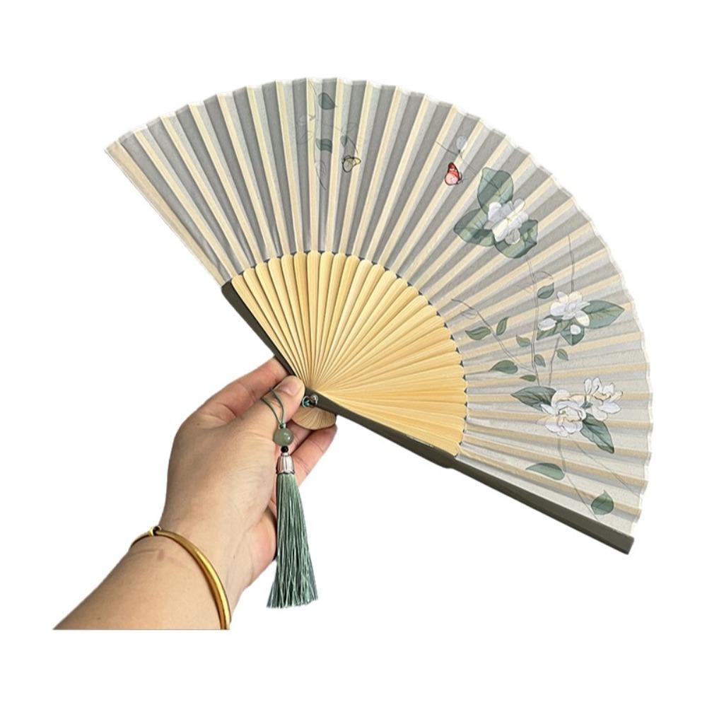 Classical Dance Fan Lotus Design Chinese Style Fan Creative Handheld Fan Summer Style 3