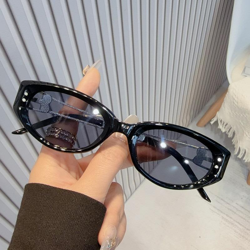 Cat Eye Sunglasses Kunst Casual Versatile Korean Version Women's Sunglasses Sunscreen Advanced Sense