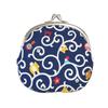 Kyosuke Made in Japan Gamaguchi (Clasp) Wallet Pouch, 100% Cotton, Shiba Inu, Approx. 12×11.5cm, Coi