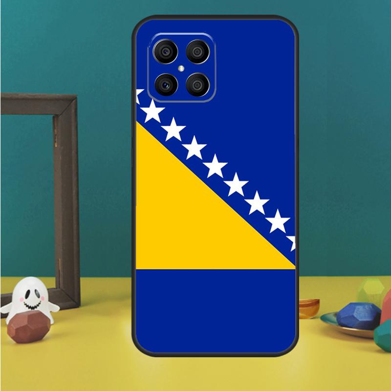 Bosnia Flag Phone Case For Huawei P40 Lite P50 P30 P20 Pro Nova 9 5T Honor X9 X8 X7 50 Back Cover