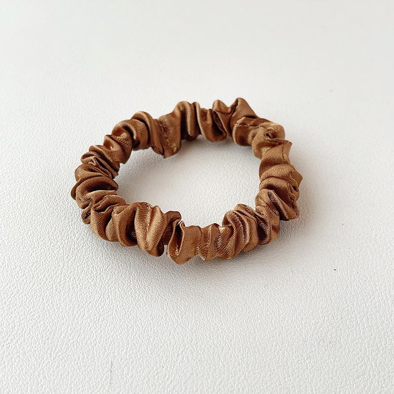 Satin Cloth Art Large Intestine Hair Band European and American Headrope Hair Accessories Simple Headband Head Flower Rubber Band Hair Accessories