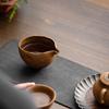 Sauce Glaze Coarse Pottery Fair Cup, Retro Ceramic Tea Dispenser, Japanese Kung Fu Tea Set, Tea Sea Tea Ceremony Accessories