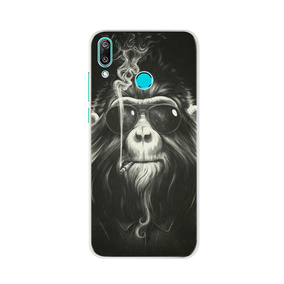 For Huawei Y7 2019 Case Silicone Cartoon TPU Cover Phone Case For Huawei Y7 2019 DUB-LX1 DUB LX1 LX2 LX3 Y 7 Prime Pro 2019 Case