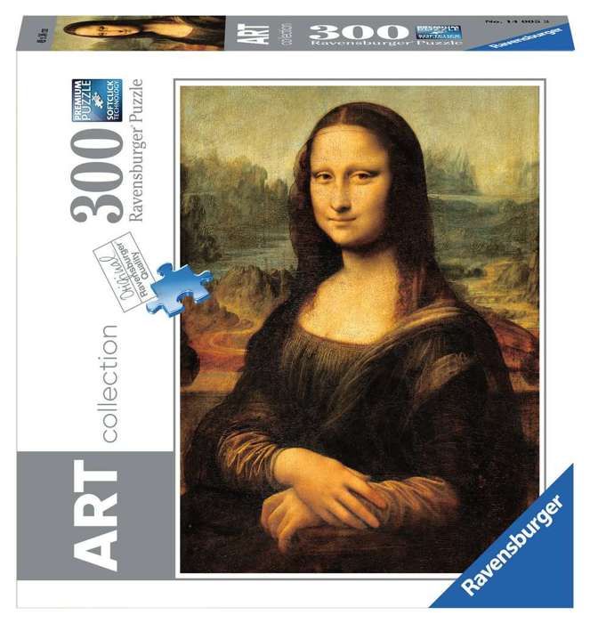 Puzzle 300 pièces - RAVENSBURGER - Léonard de Vinci : La Joconde - Tableaux et peintures - Enfant - 10 ans