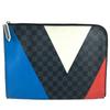 N41594America's Cup Damier Graphite Pochette-Jules GM Pouch Clutch