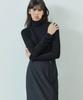 Ihr Button Detail Turtleneck / Black