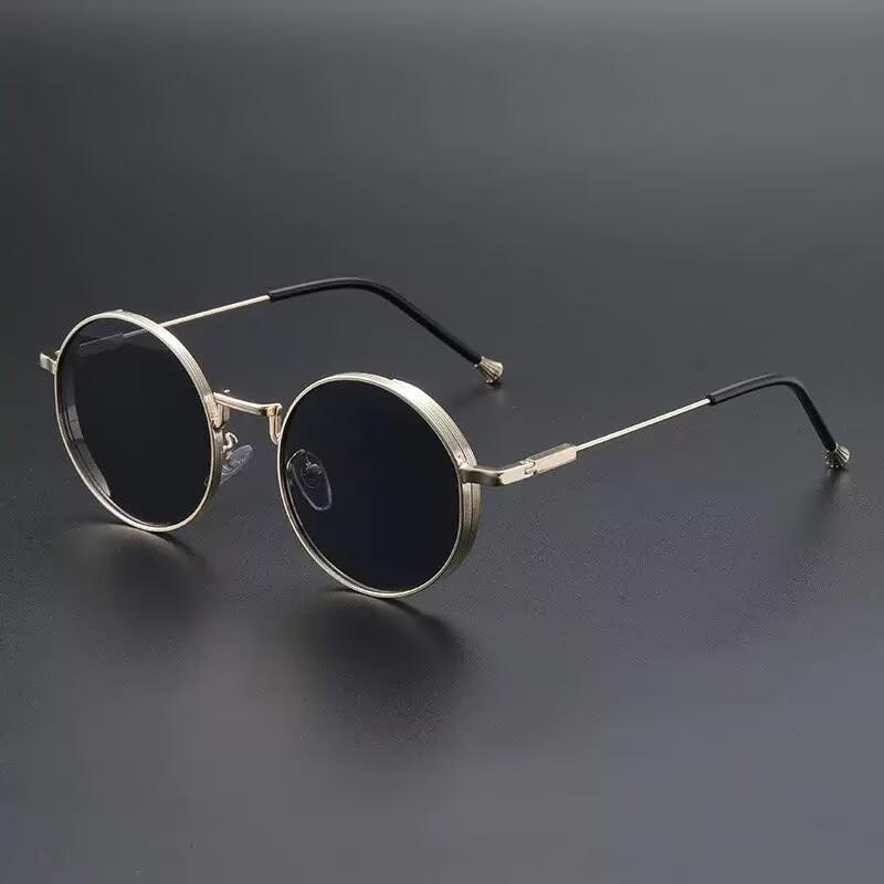 Retro Personalized Hd Metal Round Frame Women'S Myopia Glasses Fashion Outdoor Neutral High Quality Driving Punk Glasses