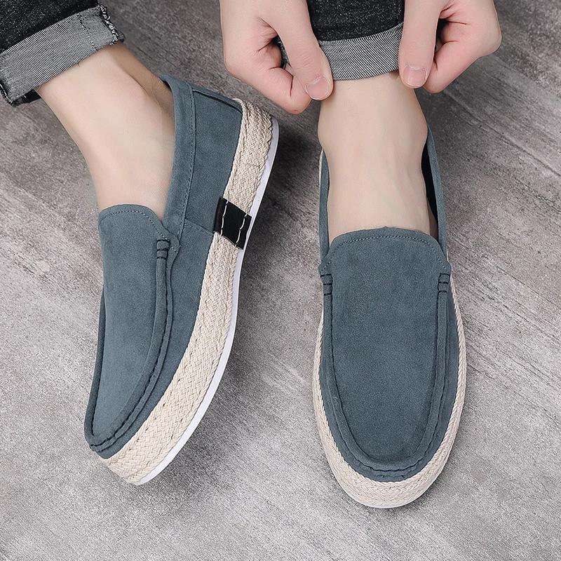 2025 New Canvas Shoes Men's Breathable Lightweight Flat Shoes Summer Classic Loafers Casual Shoes Men's Sports Shoes