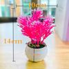 Artificial Plant Pot Orchid Desktop Potted Wedding Valentines Day Gift Ornaments Plastic Garden Imitation Flower Pot for Home Decoration