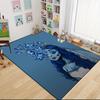 1Pc Blue Spirit Butterflies Carpet Rug Customizable Soft Washable Antislip Home Living Room Sofa Mats Personalized Rug 0917159