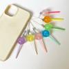 Simulation Food Lollipop Pendant Phone Charm Lollipop Keychain Phone Lanyard  Handbag Pendants