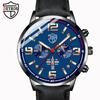 DEROS Men's Watch Fashion High-end Leather Quartz Watch Men's Calendar Watch Student Men's Watch