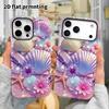Phone Case: 2D Flat Design Suitable for iPhone 18, 17, 16, 15, 14, 13 Pro Film Protective Case, Couple Style, Dreamy Flower Sea, Christmas and Hallowe