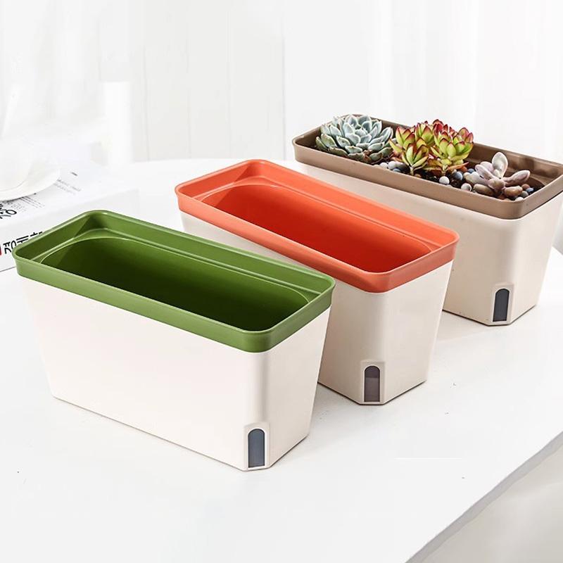 Vasi Rettangolari Vasi per Piante Succulente Vaso per Bonsai Paesaggistico Vasi per Piante Verdure Vaso per Coltivazione Fioriera Quadrata